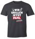 Herren T-Shirt Wir grillen jetzt Papa. Satzzeichen retten Leben! Geschenk Väter lustig Fun-Shirt Spruch lustig Moonworks®preview