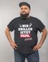 Herren T-Shirt Wir grillen jetzt Papa. Satzzeichen retten Leben! Geschenk Väter lustig Fun-Shirt Spruch lustig Moonworks®preview