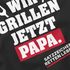 Herren T-Shirt Wir grillen jetzt Papa. Satzzeichen retten Leben! Geschenk Väter lustig Fun-Shirt Spruch lustig Moonworks®preview