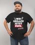Herren T-Shirt Wir grillen jetzt Papa. Satzzeichen retten Leben! Geschenk Väter lustig Fun-Shirt Spruch lustig Moonworks®preview