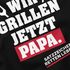 Herren T-Shirt Wir grillen jetzt Papa. Satzzeichen retten Leben! Geschenk Väter lustig Fun-Shirt Spruch lustig Moonworks®preview