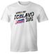 Herren T-Shirt WM-Shirt Island Iceland Ísland Fan-Shirt WM 2018 Fußball Weltmeisterschaft Moonworks®preview