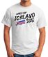 Herren T-Shirt WM-Shirt Island Iceland Ísland Fan-Shirt WM 2018 Fußball Weltmeisterschaft Moonworks®preview