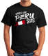 Herren T-Shirt WM-Shirt Peru Perú Fan-Shirt WM 2026 Fußball Weltmeisterschaft Moonworks®preview