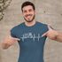 Herren T-Shirt Wohnmobil Camper Camping Herzschlag EKG Fun-Shirt lustig Moonworks®preview