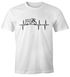 Herren T-Shirt Wohnmobil Camper Camping Herzschlag EKG Fun-Shirt lustig Moonworks®preview