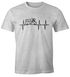 Herren T-Shirt Wohnmobil Camper Camping Herzschlag EKG Fun-Shirt lustig Moonworks®preview