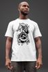 Herren T-Shirt Wolf Fenrir Fabelwesen Wikinger nordische Mythologie Odin Fashion Streetstyle Neverless®preview