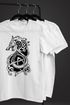 Herren T-Shirt Wolf Fenrir Fabelwesen Wikinger nordische Mythologie Odin Fashion Streetstyle Neverless®preview