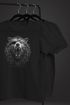 Herren T-Shirt Wolf mit Augenklappe Wikinger Nordmänner Mythologie Runen Fabeltiere Neverless®preview