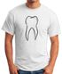 Herren T-Shirt Zahnfee Kostüm Fasching Karneval Fastnacht Zahn Fun-Shirt Moonworks®preview