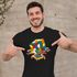 Herren T-Shirt Zauberwürfel 80er Jahre Retro Rubik Cube Fun-Shirt lustig Fun-Shirt Spruch lustig Moonworks®preview