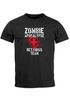 Herren T-Shirt Zombie Apokalypse Rettungsteam Fasching Halloween Verkleidung Horror Fun-Shirt Moonworks®preview
