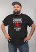 Herren T-Shirt Zombie Apokalypse Rettungsteam Fasching Halloween Verkleidung Horror Fun-Shirt Moonworks®preview