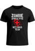 Herren T-Shirt Zombie Apokalypse Rettungsteam Fasching Halloween Verkleidung Horror Fun-Shirt Moonworks®preview