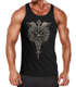 Herren Tank-Fenrir Wolf Vegvisir Wikinger Odin Schwert Runen Kompass nordische Mythologie Muscle Shirt Neverless®preview