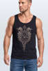 Herren Tank-Fenrir Wolf Vegvisir Wikinger Odin Schwert Runen Kompass nordische Mythologie Muscle Shirt Neverless®preview