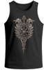 Herren Tank-Fenrir Wolf Vegvisir Wikinger Odin Schwert Runen Kompass nordische Mythologie Muscle Shirt Neverless®preview