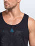 Herren Tank-Fenrir Wolf Vegvisir Wikinger Odin Schwert Runen Kompass nordische Mythologie Muscle Shirt Neverless®preview