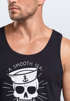Herren Tank Top A smooth sea never made skilled Sailor Skull Totenkopf Neverlesspreview