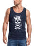 Herren Tank Top A smooth sea never made skilled Sailor Skull Totenkopf Neverlesspreview