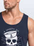 Herren Tank Top A smooth sea never made skilled Sailor Skull Totenkopf Neverlesspreview