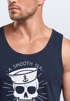 Herren Tank Top A smooth sea never made skilled Sailor Skull Totenkopf Neverlesspreview