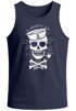 Herren Tank Top A smooth sea never made skilled Sailor Skull Totenkopf Neverlesspreview