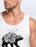 Herren Tank-Top Abenteuer Bär Berge Wald Bear Mountains Adventure Muskelshirt Muscle Shirt Neverless®preview