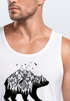 Herren Tank-Top Abenteuer Bär Berge Wald Bear Mountains Adventure Muskelshirt Muscle Shirt Neverless®preview