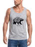 Herren Tank-Top Abenteuer Bär Berge Wald Bear Mountains Adventure Muskelshirt Muscle Shirt Neverless®preview