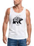 Herren Tank-Top Abenteuer Bär Berge Wald Bear Mountains Adventure Muskelshirt Muscle Shirt Neverless®preview