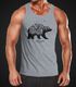 Herren Tank-Top Abenteuer Bär Berge Wald Bear Mountains Adventure Muskelshirt Muscle Shirt Neverless®preview