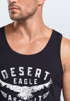 Herren Tank-Top Adler Aufschrift Desert Eagle Assault Muskelshirt Muscle Shirt Neverless®preview