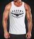 Herren Tank-Top Adler Aufschrift Desert Eagle Assault Muskelshirt Muscle Shirt Neverless®preview
