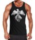 Herren Tank-Top Adler Motiv Print Aufdruck Ethno Aztec Eagle Fashion Streetstyle Muskelshirt Muscle Shirt Neverless®preview