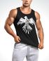 Herren Tank-Top Adler Motiv Print Aufdruck Ethno Aztec Eagle Fashion Streetstyle Muskelshirt Muscle Shirt Neverless®preview