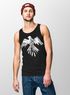 Herren Tank-Top Adler Motiv Print Aufdruck Ethno Aztec Eagle Fashion Streetstyle Muskelshirt Muscle Shirt Neverless®preview