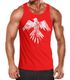 Herren Tank-Top Adler Motiv Print Aufdruck Ethno Aztec Eagle Fashion Streetstyle Muskelshirt Muscle Shirt Neverless®preview