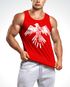 Herren Tank-Top Adler Motiv Print Aufdruck Ethno Aztec Eagle Fashion Streetstyle Muskelshirt Muscle Shirt Neverless®preview