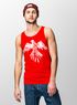 Herren Tank-Top Adler Motiv Print Aufdruck Ethno Aztec Eagle Fashion Streetstyle Muskelshirt Muscle Shirt Neverless®preview