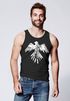 Herren Tank-Top Adler Motiv Print Aufdruck Ethno Aztec Eagle Fashion Streetstyle Muskelshirt Muscle Shirt Neverless®preview