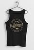 Herren Tank-Top Adventure Logo Berge Mountain Bär Wilderness Schriftzug Fashion Streetstyle Muskelshirt Muscle Shirt Neverless®preview