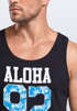 Herren Tank Top Aloha Hawaii Summer Palm Leafs Neverless®preview