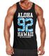 Herren Tank Top Aloha Hawaii Summer Palm Leafs Neverless®preview