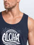Herren Tank-Top Aloha Wellen Surfing Sommer Muskelshirt Muscle Shirt Neverless®preview