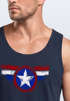 Herren Tank-Top Amerika Flagge Stern Roger Captain Muskelshirt Muscle Shirt Neverless®preview