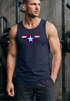 Herren Tank-Top Amerika Flagge Stern Roger Captain Muskelshirt Muscle Shirt Neverless®preview