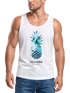 Herren Tank-Top Ananas Galaxy Galaxie Wasser Ozean Muskelshirt Muscle Shirt Neverless®preview