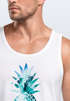 Herren Tank-Top Ananas Galaxy Galaxie Wasser Ozean Muskelshirt Muscle Shirt Neverless®preview